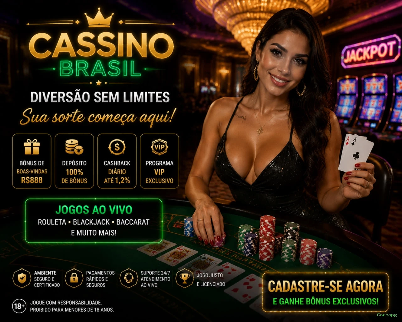 Slots online da Corpopg com jackpots progressivos